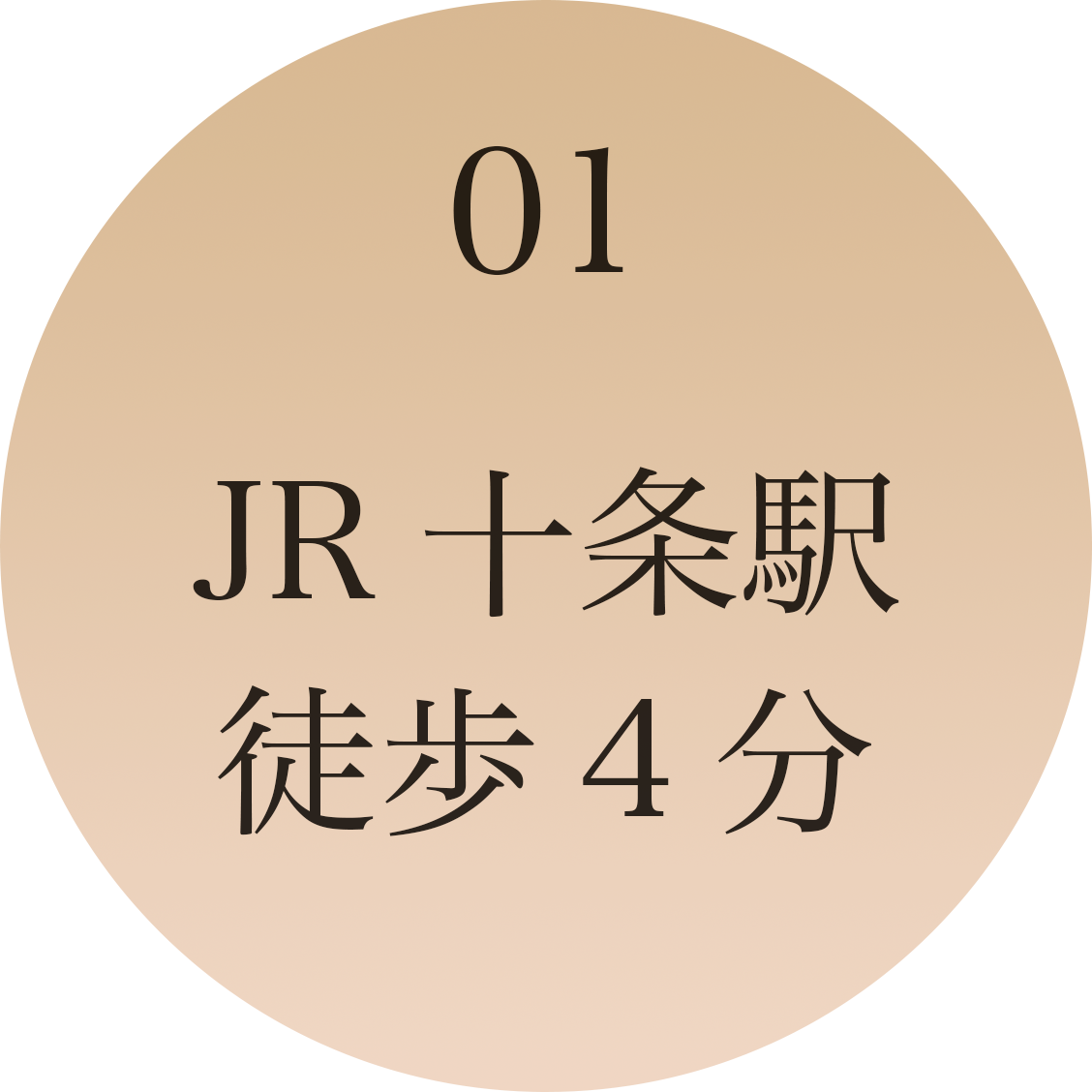JR十条駅徒歩3分